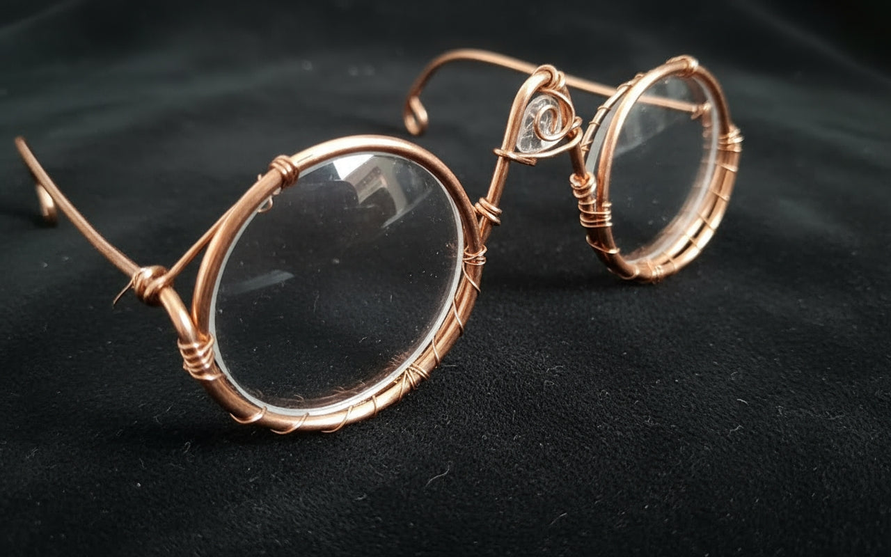 Custom iamevibez Blue-Light Blocking Glasses Version 1's (Round)