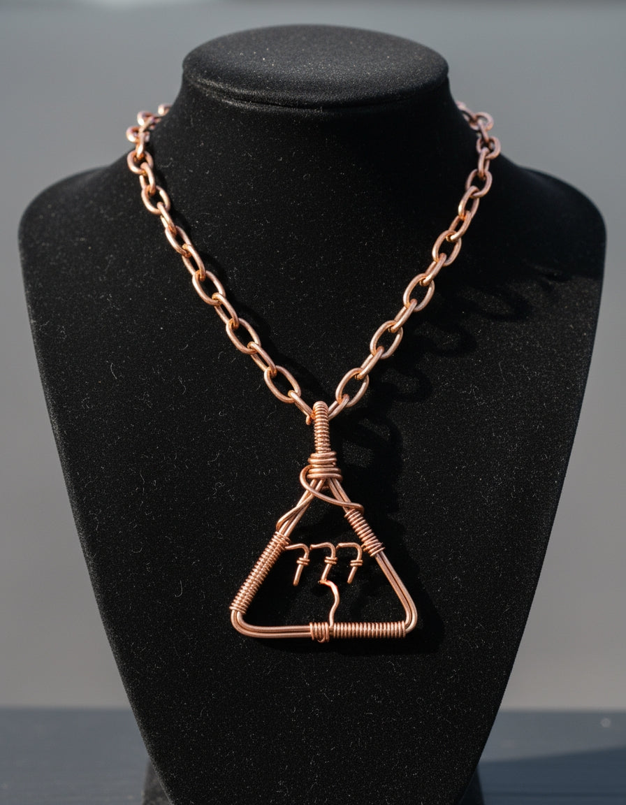 Rellchosen Original 777 Copper Pendant Design