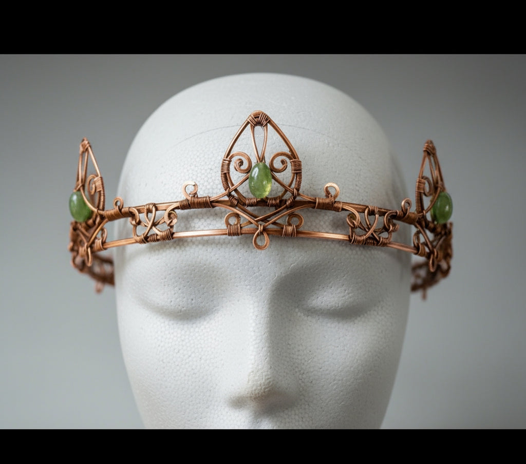 Custom Wire Wrapped Copper Crown