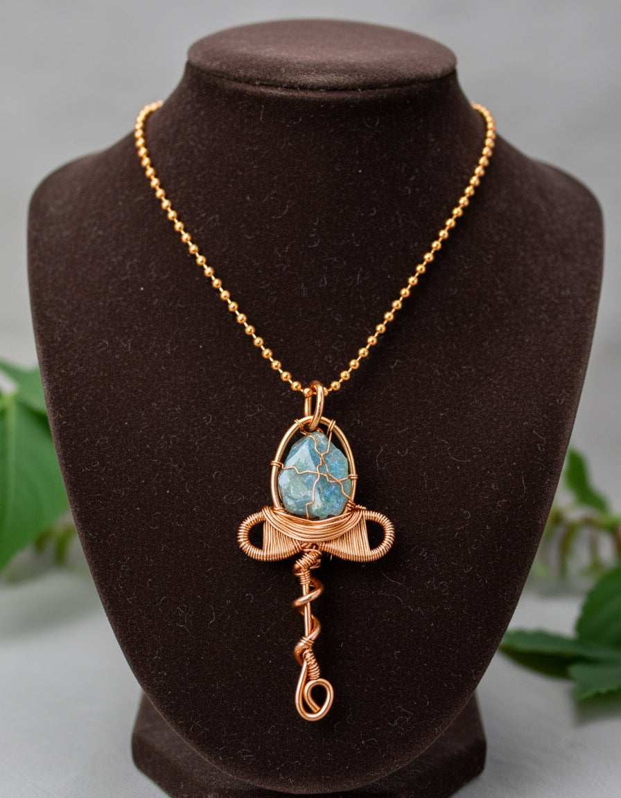 iamevibez Custom Copper Ankh Necklace