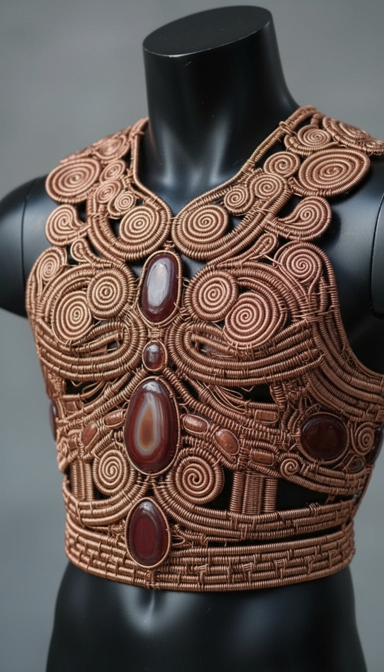 iamevibez Custom Wire Wrapped Chest Plate