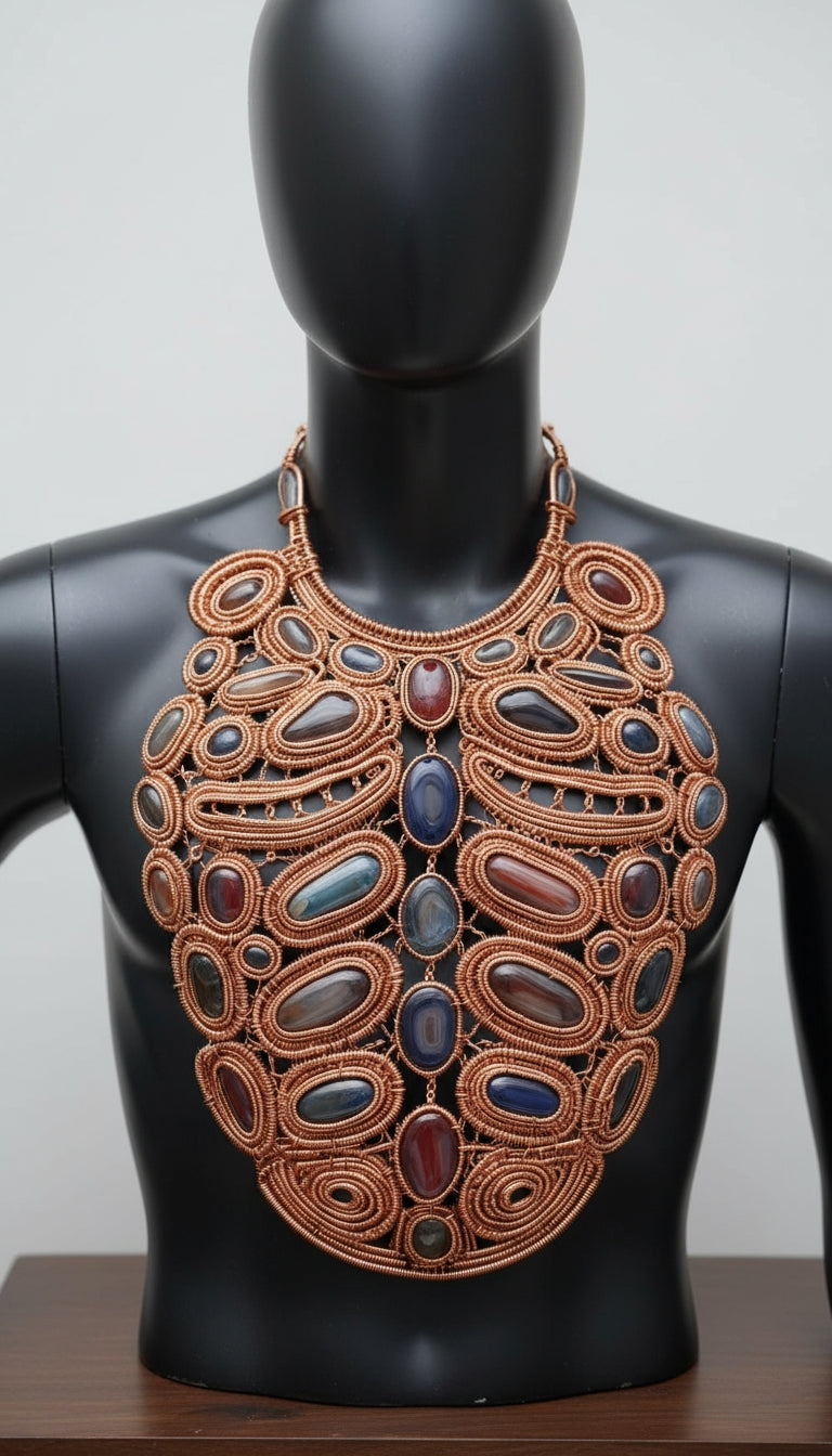 iamevibez Custom Wire Wrapped Chest Plate