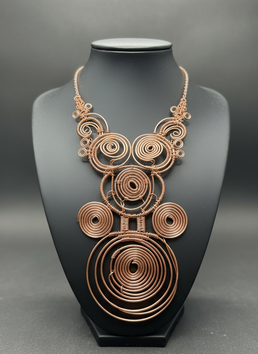 iamevibez Wire Wrapped Body Chain / Necklace Design #3