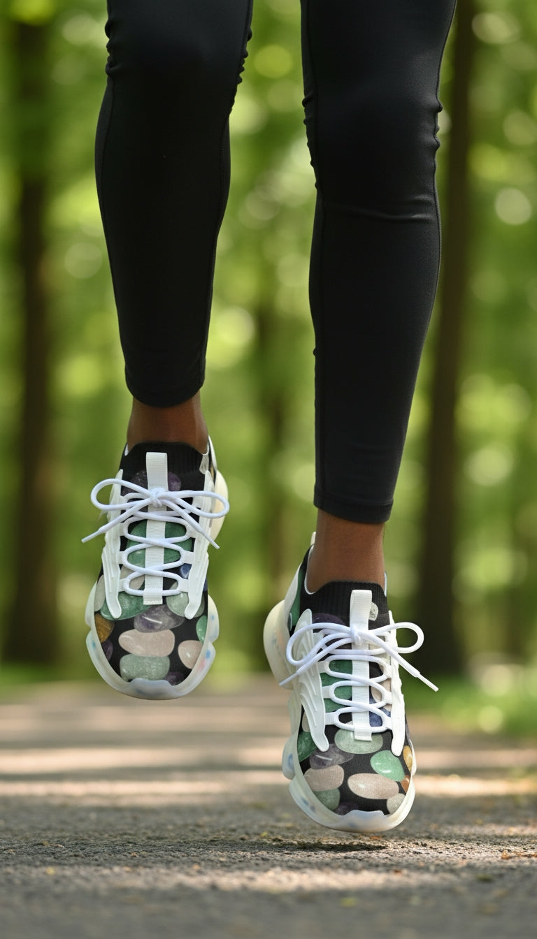 WKE WRLD Colorful Women's Mesh Sneakers - Comfortable Jogging Shoes, Trendy Athletic Footwear, Stylish Trainers, Gift for Fitness Lovers, [...]