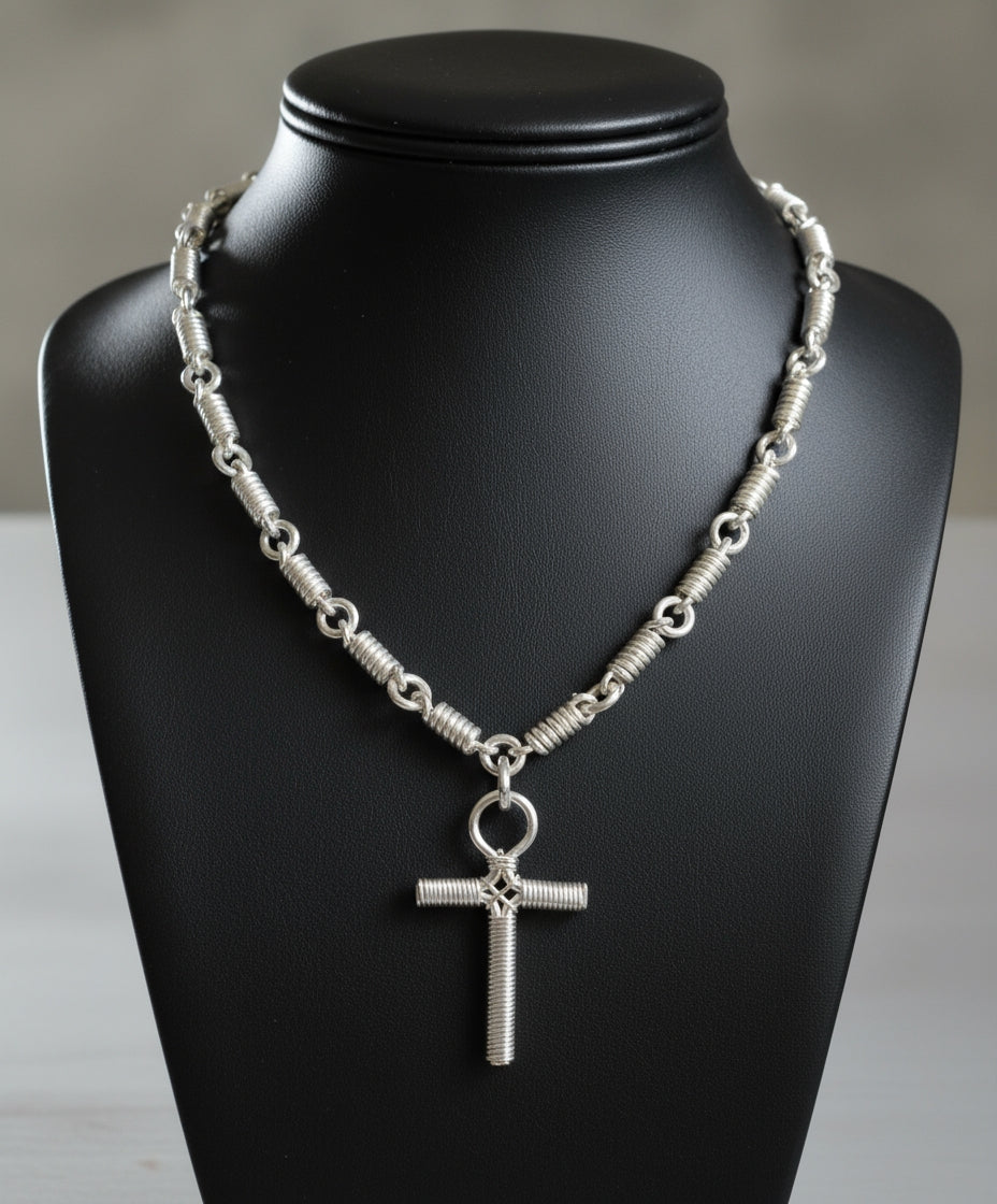 iamevibez Wire Wrapped Ankh Necklace