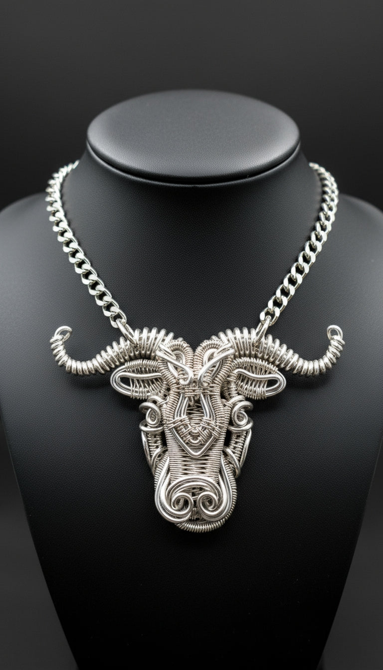 Customize Your Pure Copper Wire Wrapped Zodiac / Horoscope Sign Necklace