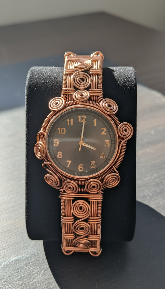Copper wire Wrapped Watch