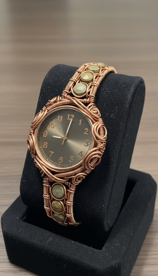 iamevibez Custom Pyrite Watch