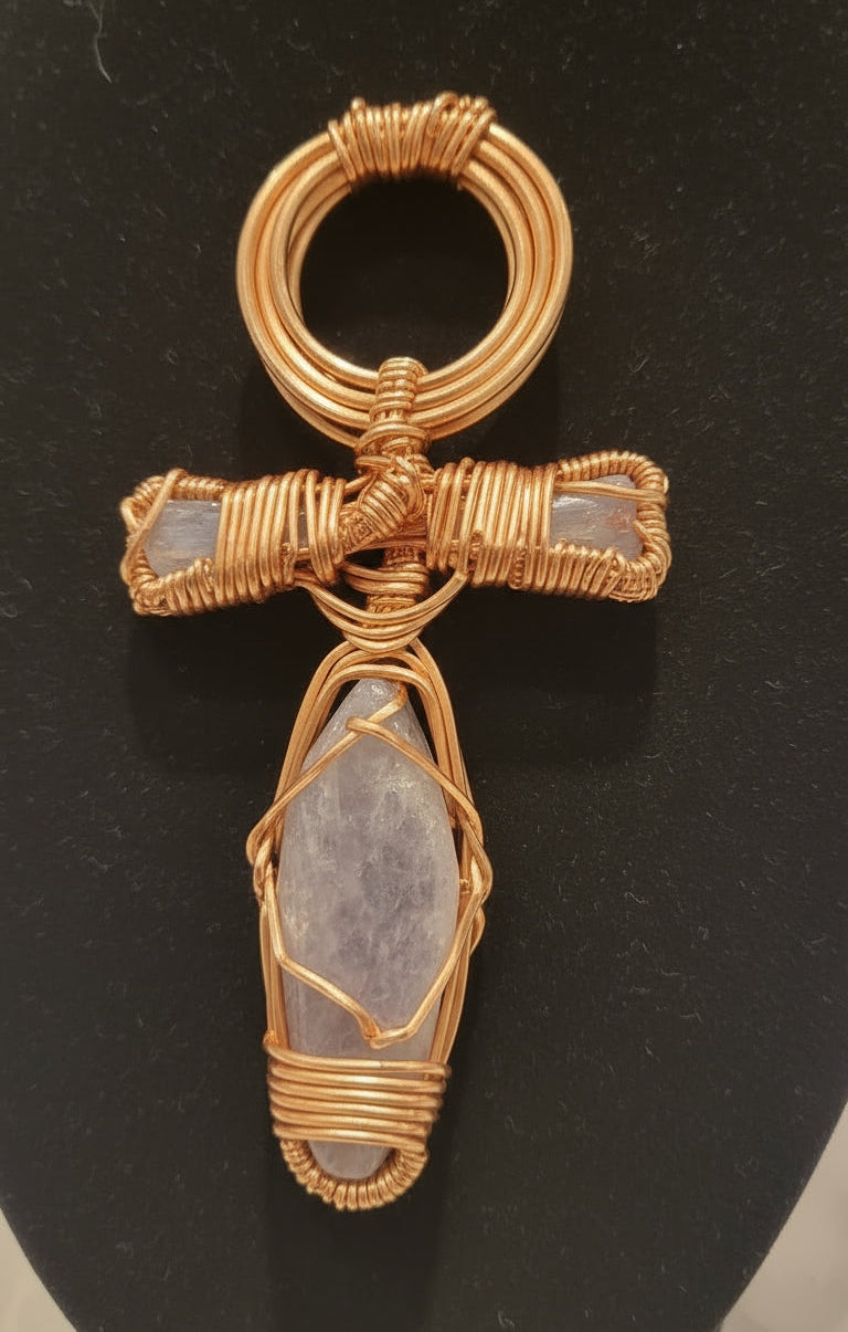 Mini Copper Ankh Staff