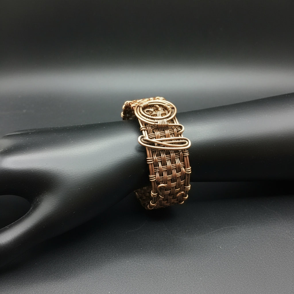 Custom Wire Wrapped Love Bracelet Design #2