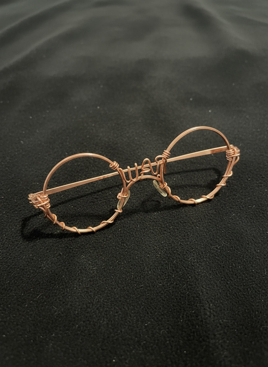 Arcazecansee & iamevibez Copper Raw Glasses