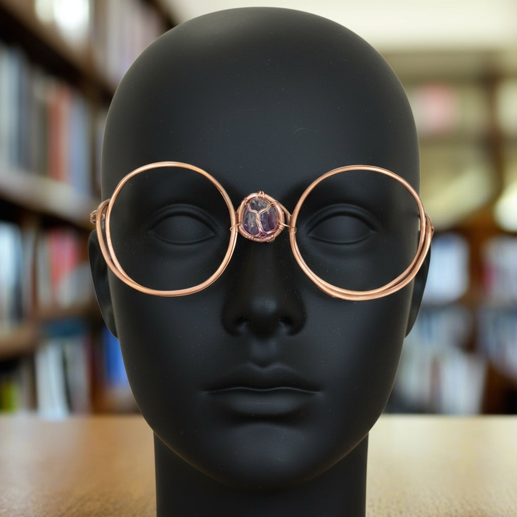 Copper Glasses Frames With No Lenses