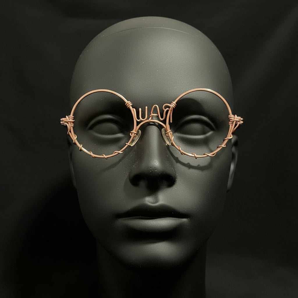 Arcazecansee & iamevibez Copper Raw Glasses