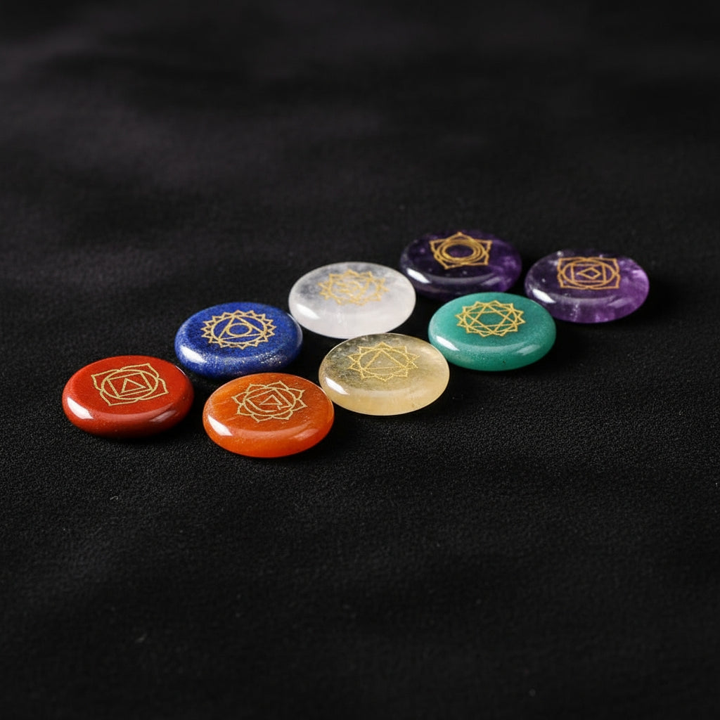 Wire wrapped chakra bracelet