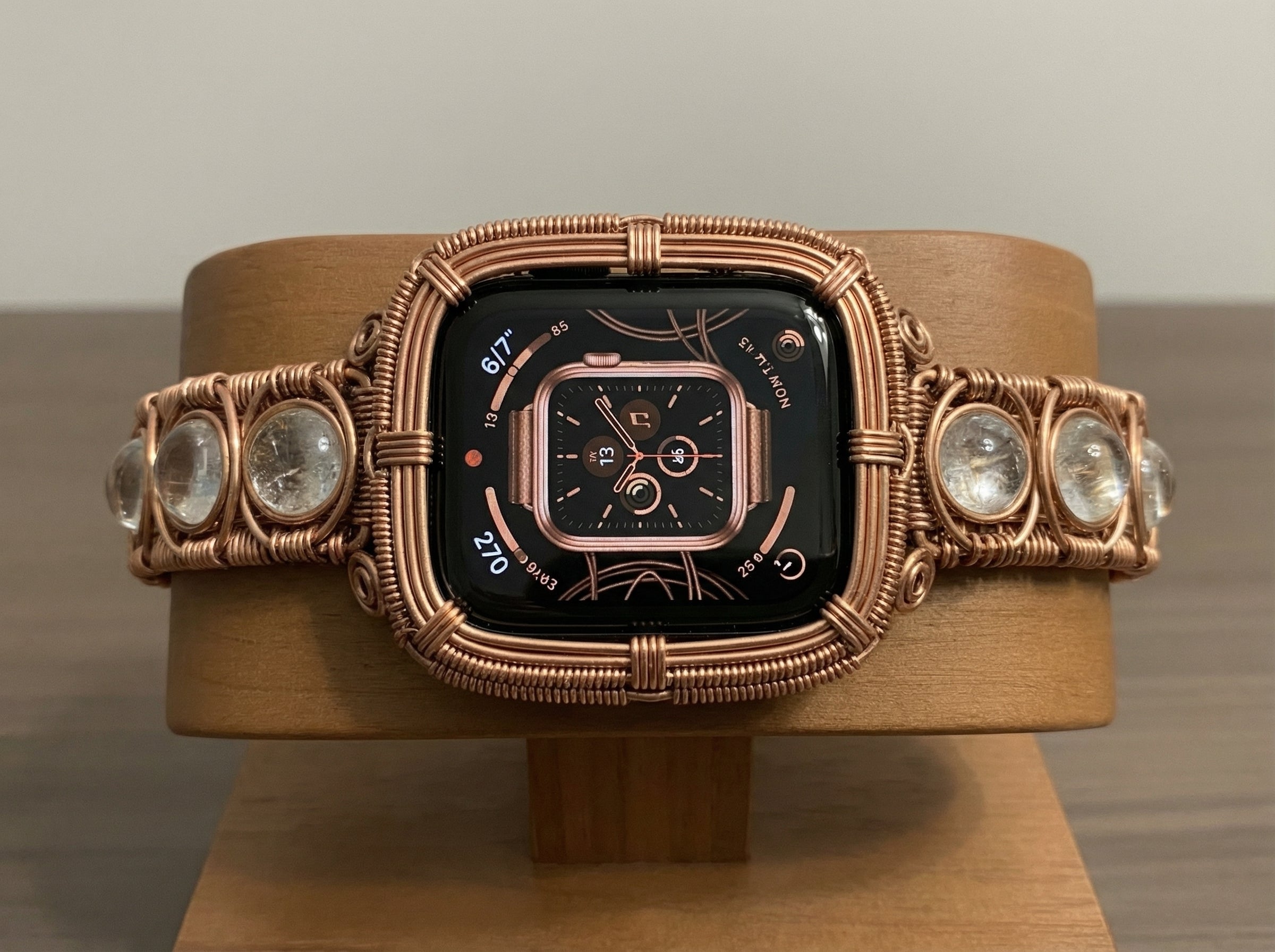 Wire wrapped Apple Watch casing (the original) (chunky)