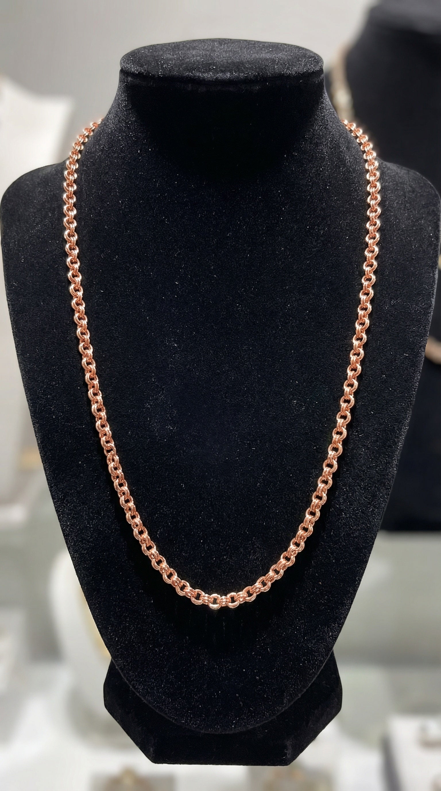 Custom Copper Chain "When 2 Link"