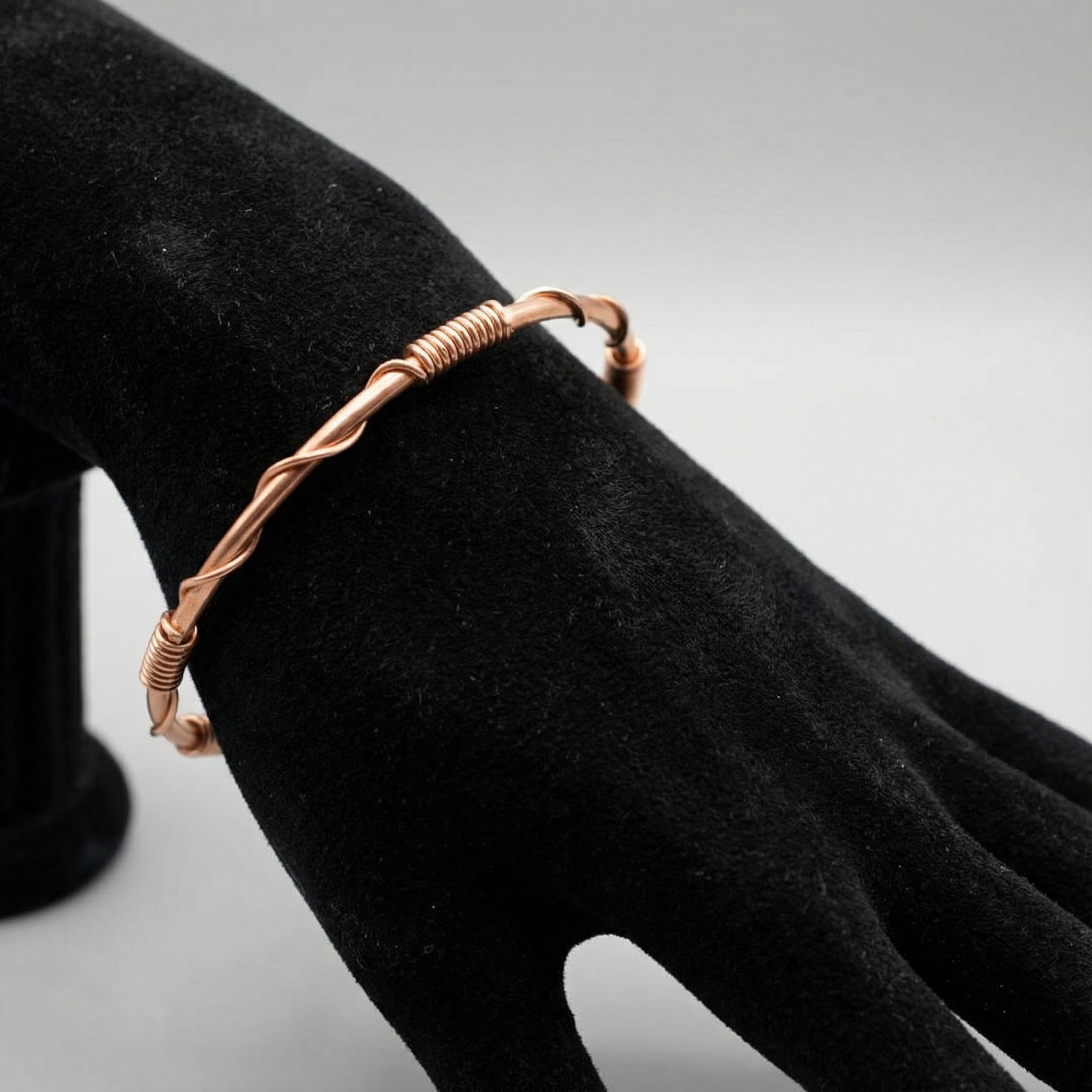 Copper spiral Bracelet