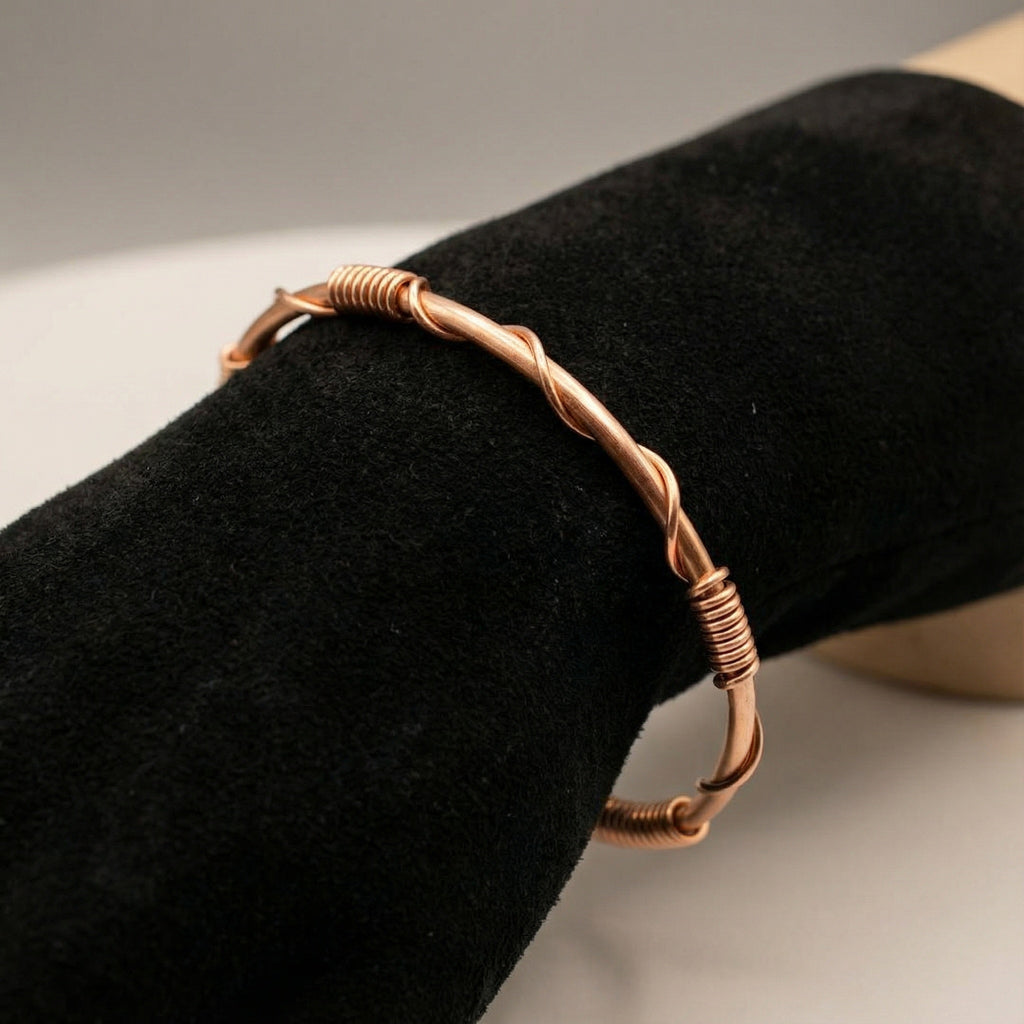 Copper spiral Bracelet