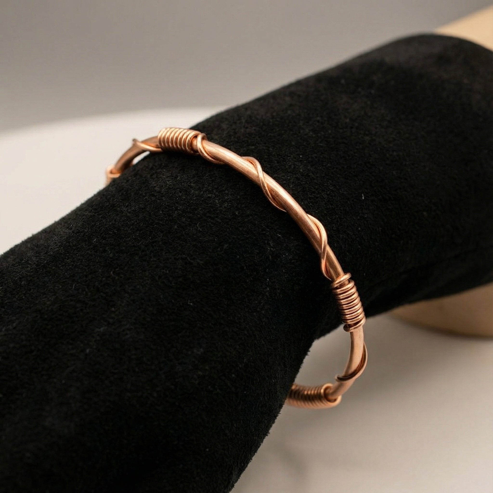 Copper spiral Bracelet