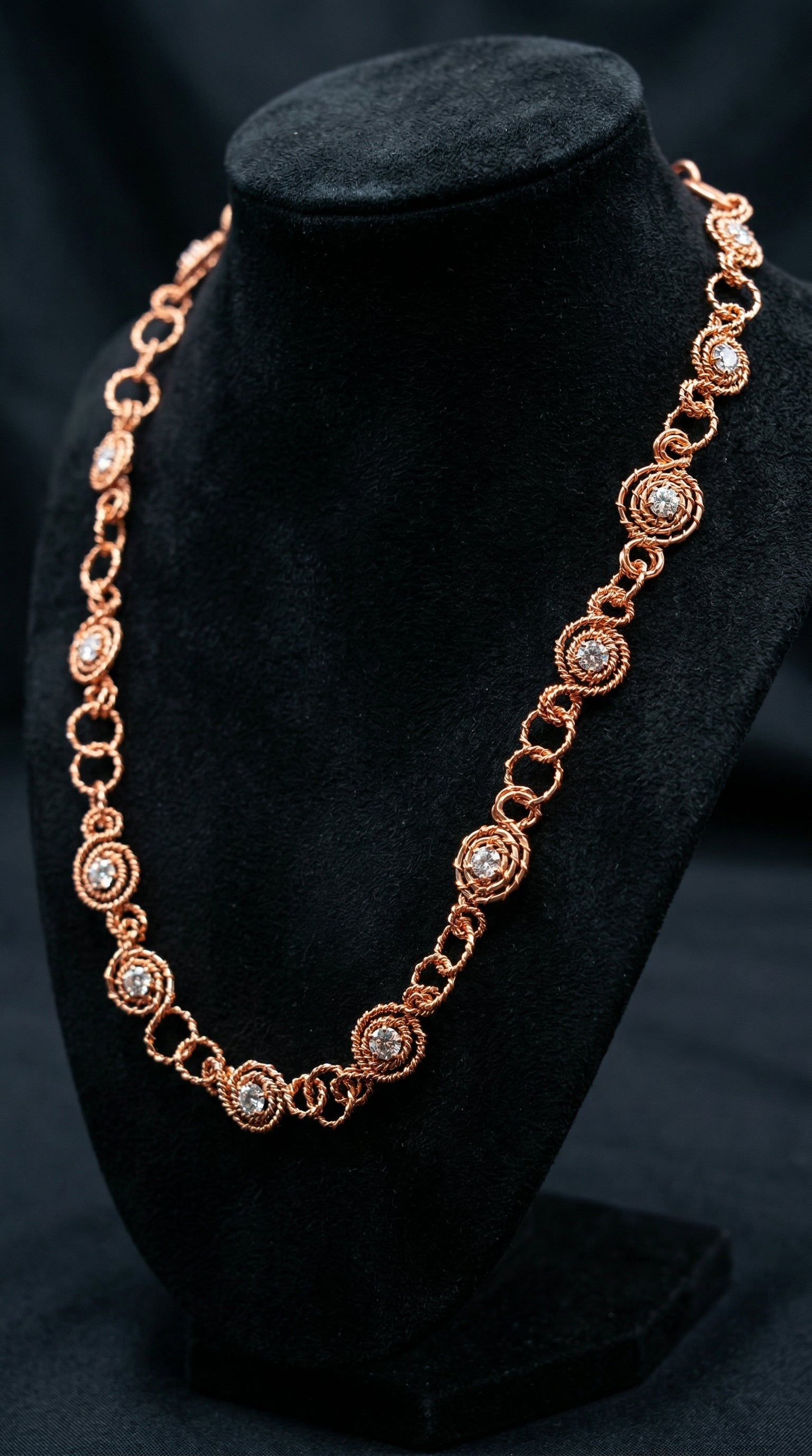 ￼Pure Moissanite Diamond Tennis Chain