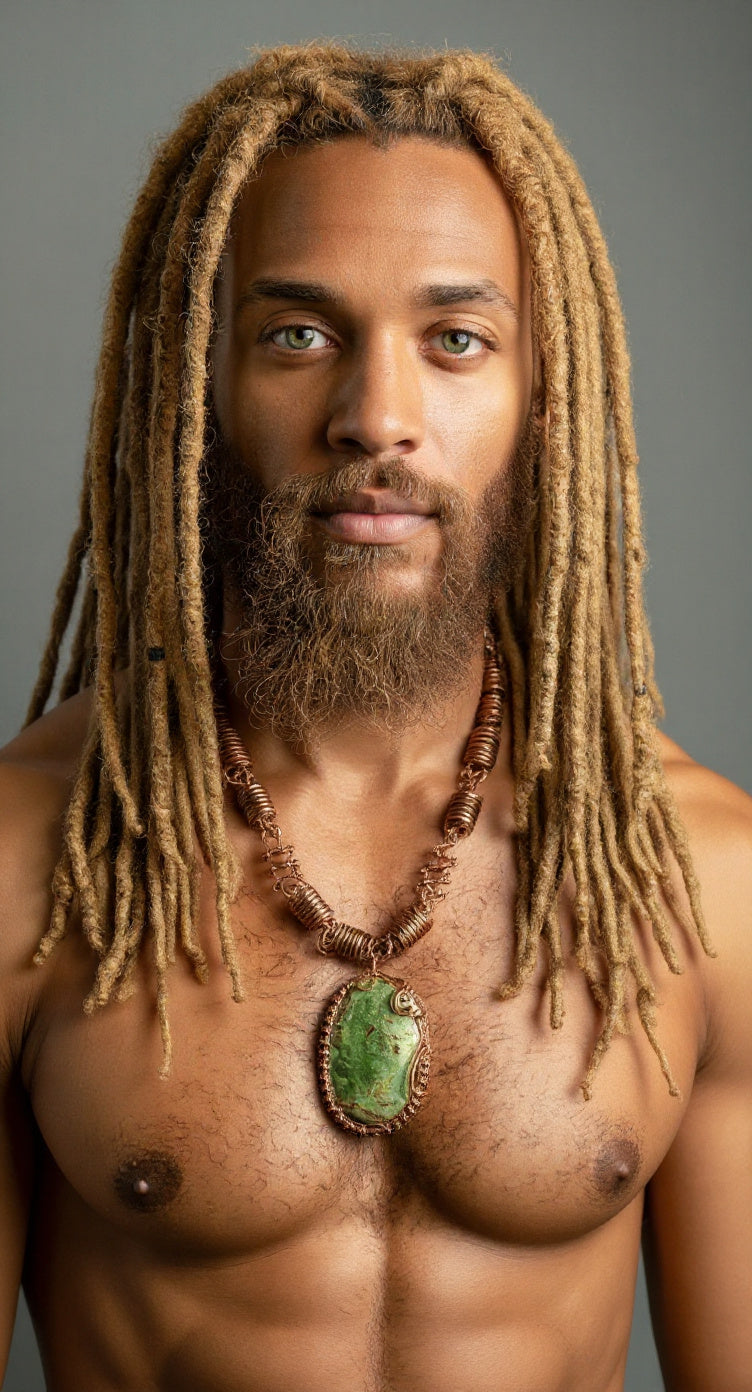 iamevibez Chunky Wire Wrapped Necklace