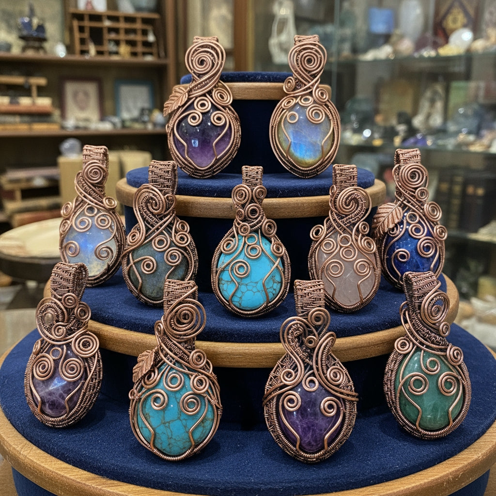 iamevibez Custom Wire Wrapped Necklace #55