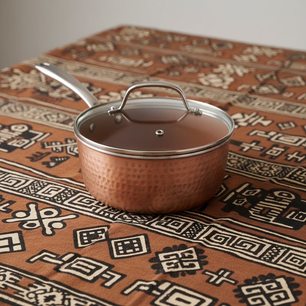 Large Pure Copper Pot With Stainless Steel Handles