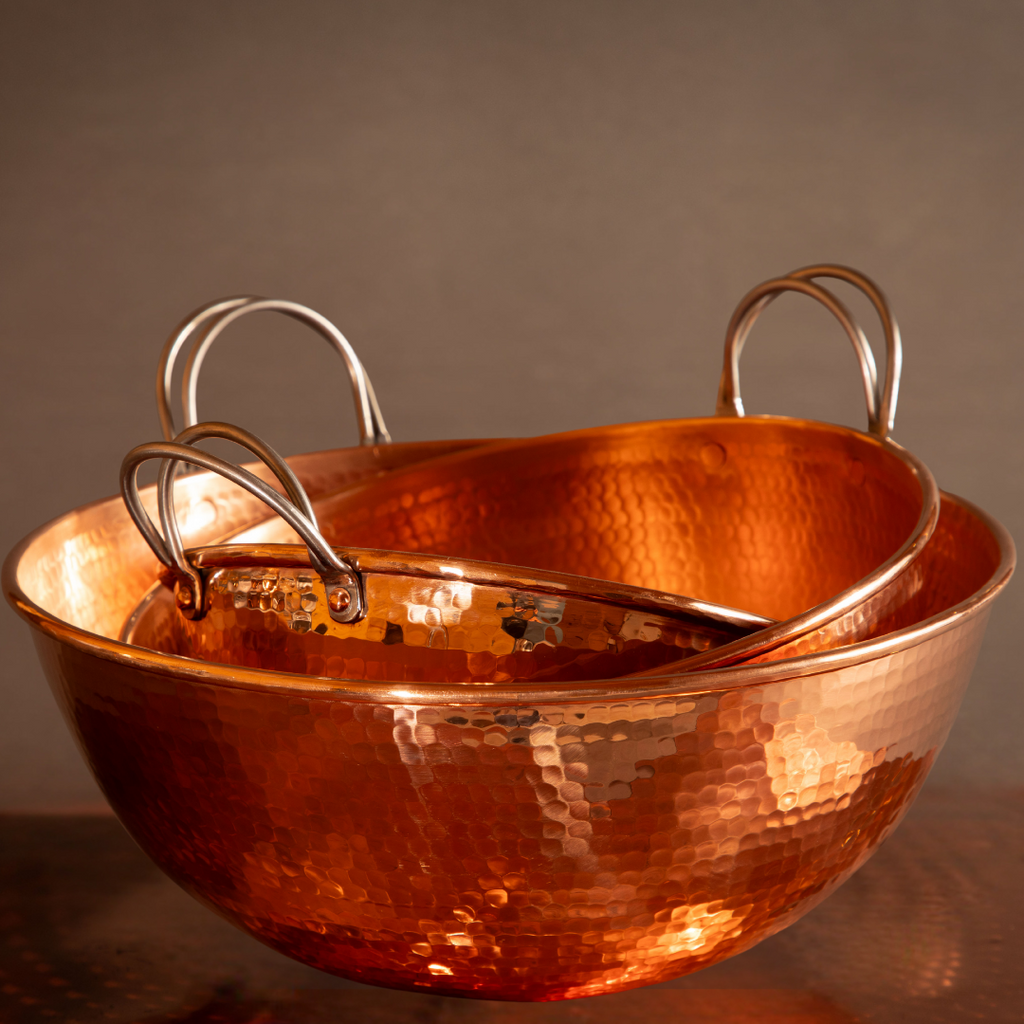 Copper Mixing Bowls