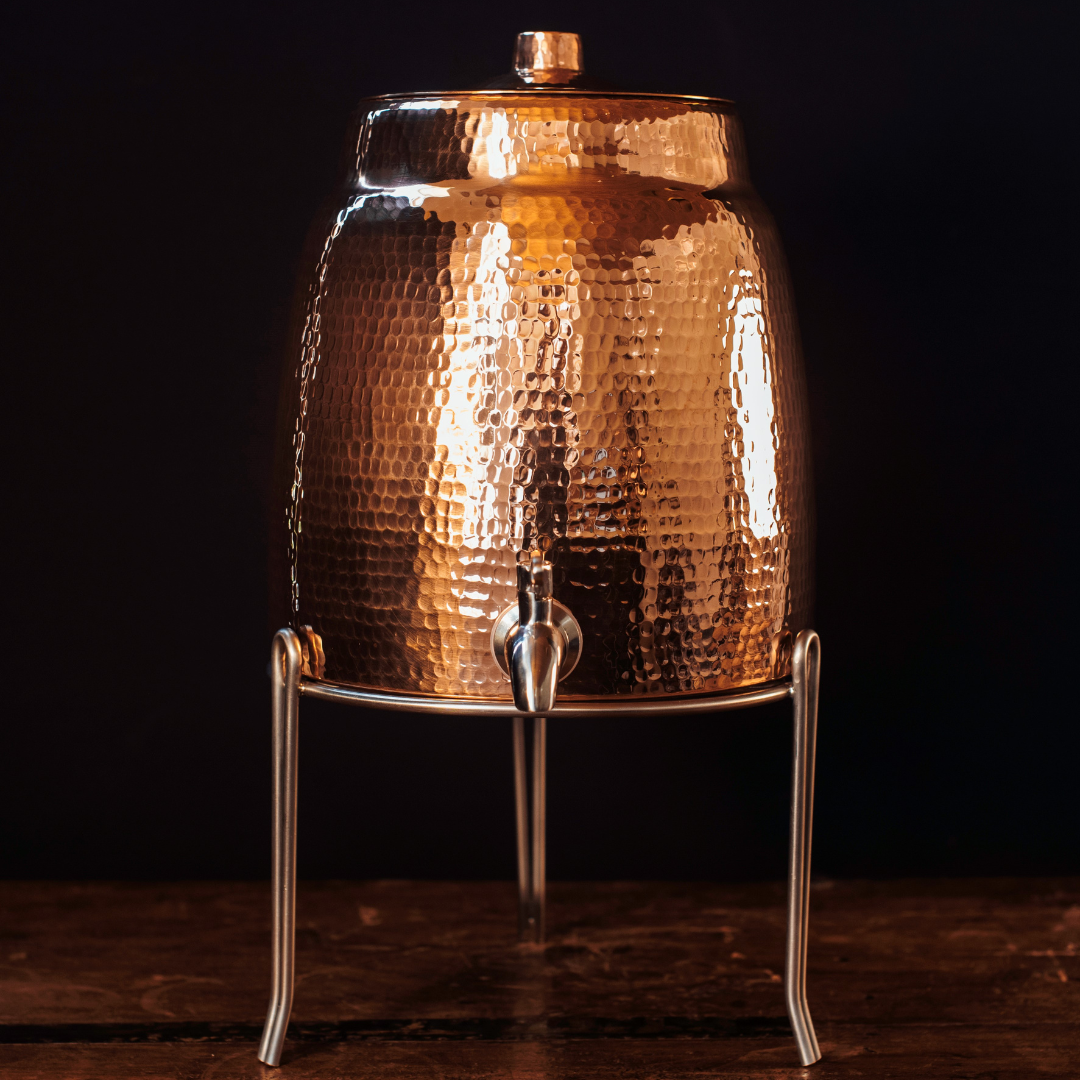 Niagara Copper Water Dispenser with Lid