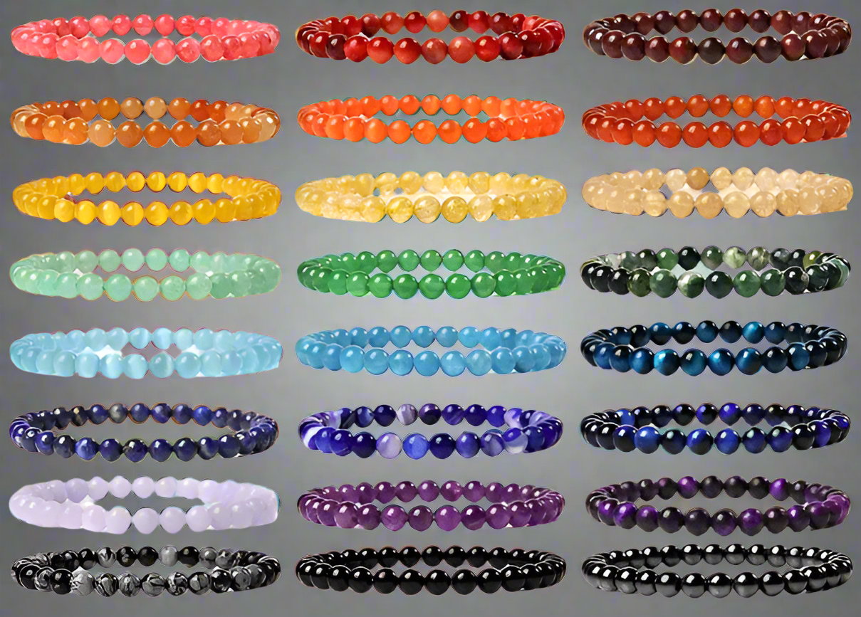 iamevibez Handmade 8mm Crystal Bracelets