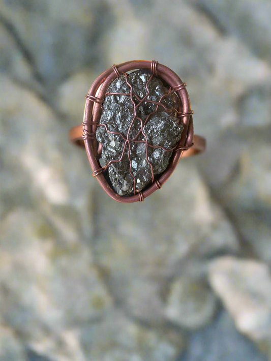 Large Pyrite Ring