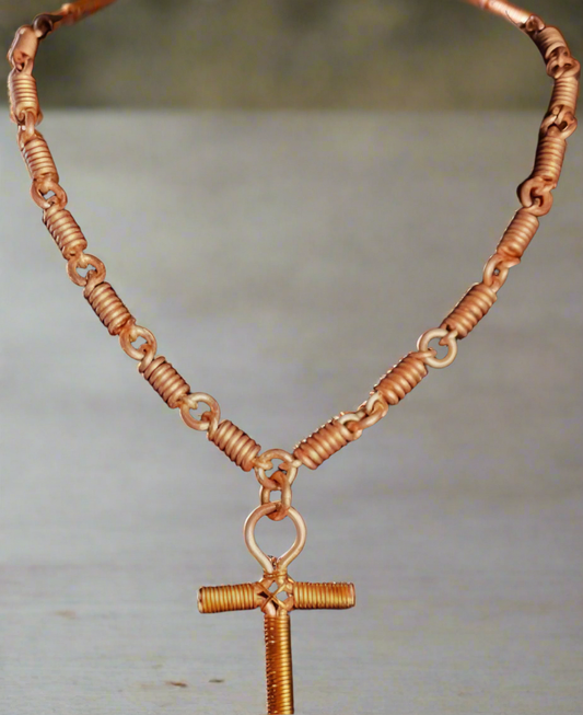 iamevibez Wire Wrapped Ankh Necklace