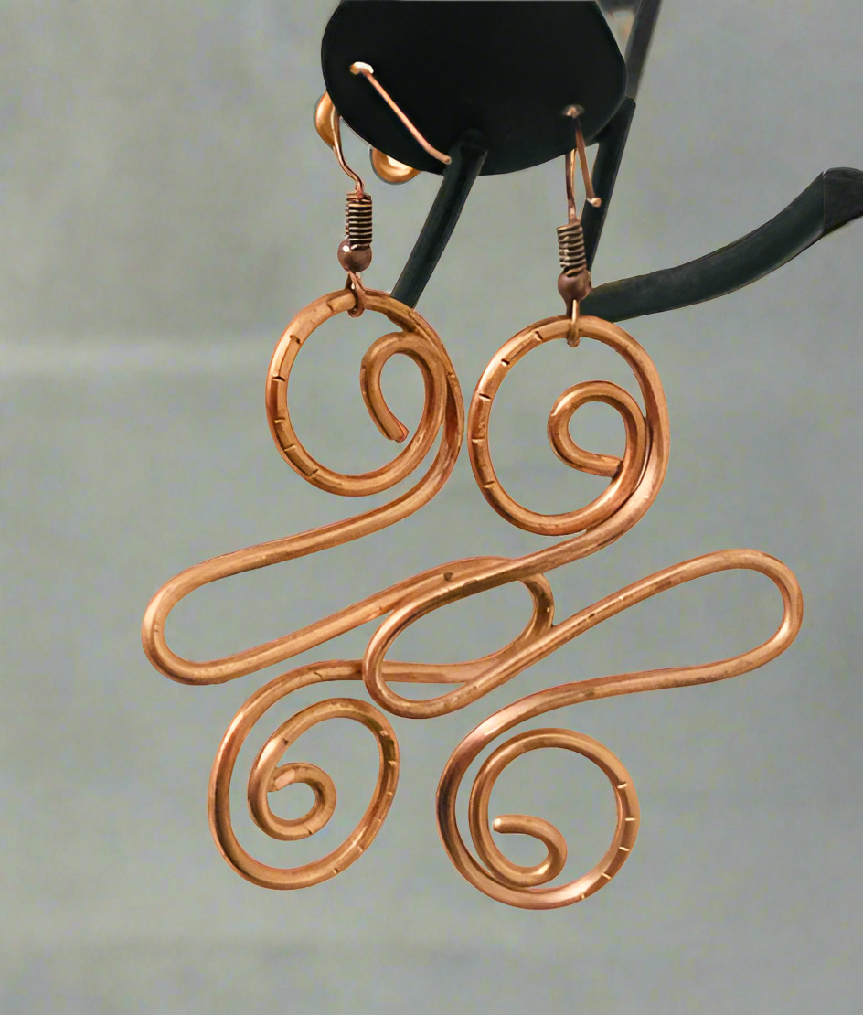 Copper Earring Design