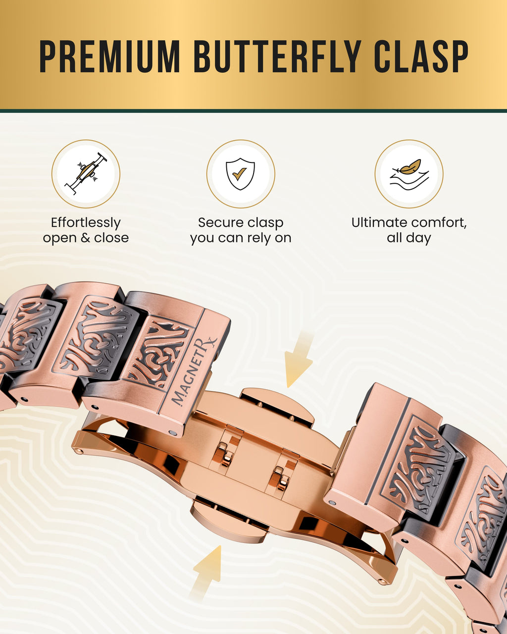 Magnetic Copper Bracelet for Men (Viking)