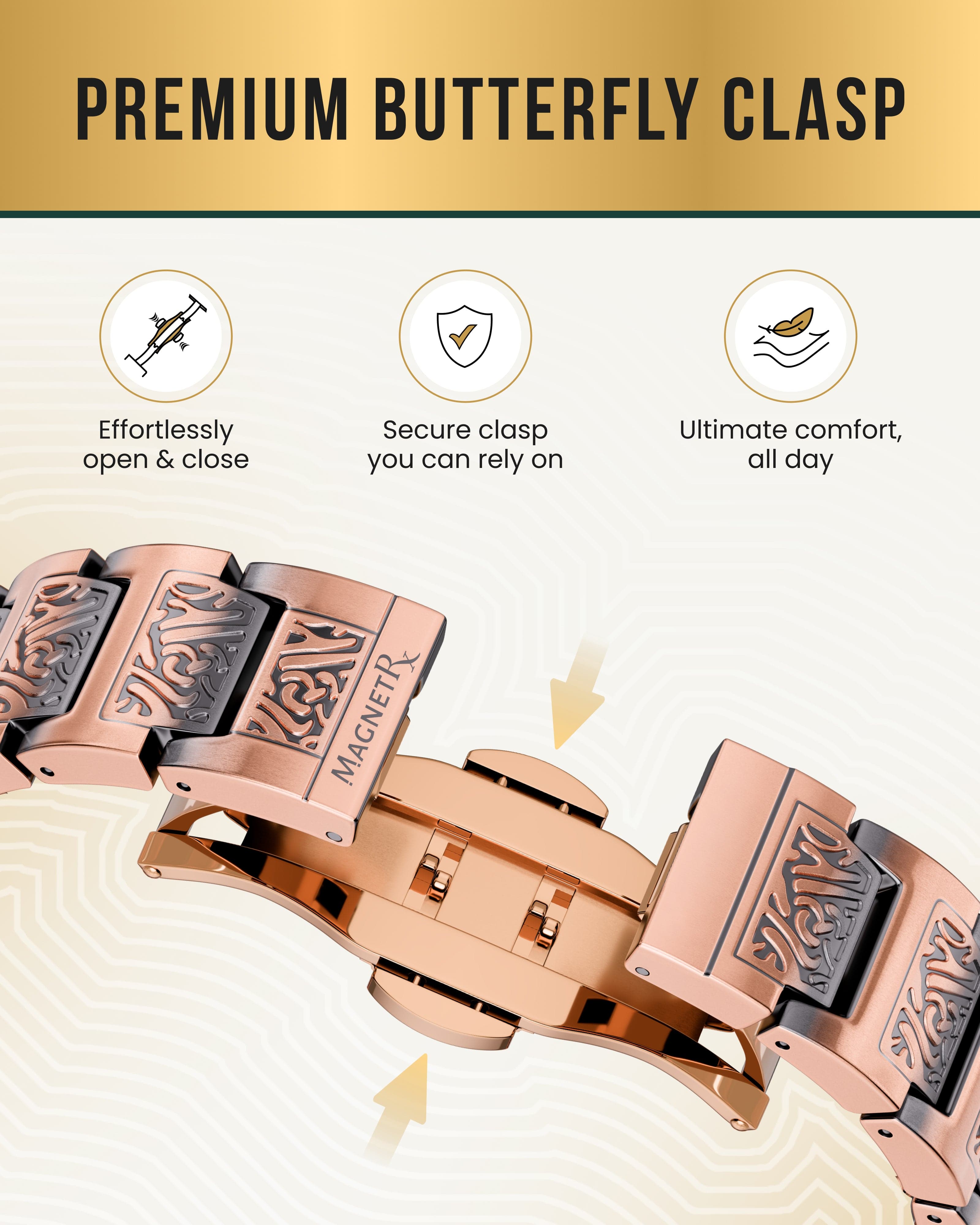Magnetic Copper Bracelet for Men (Viking)