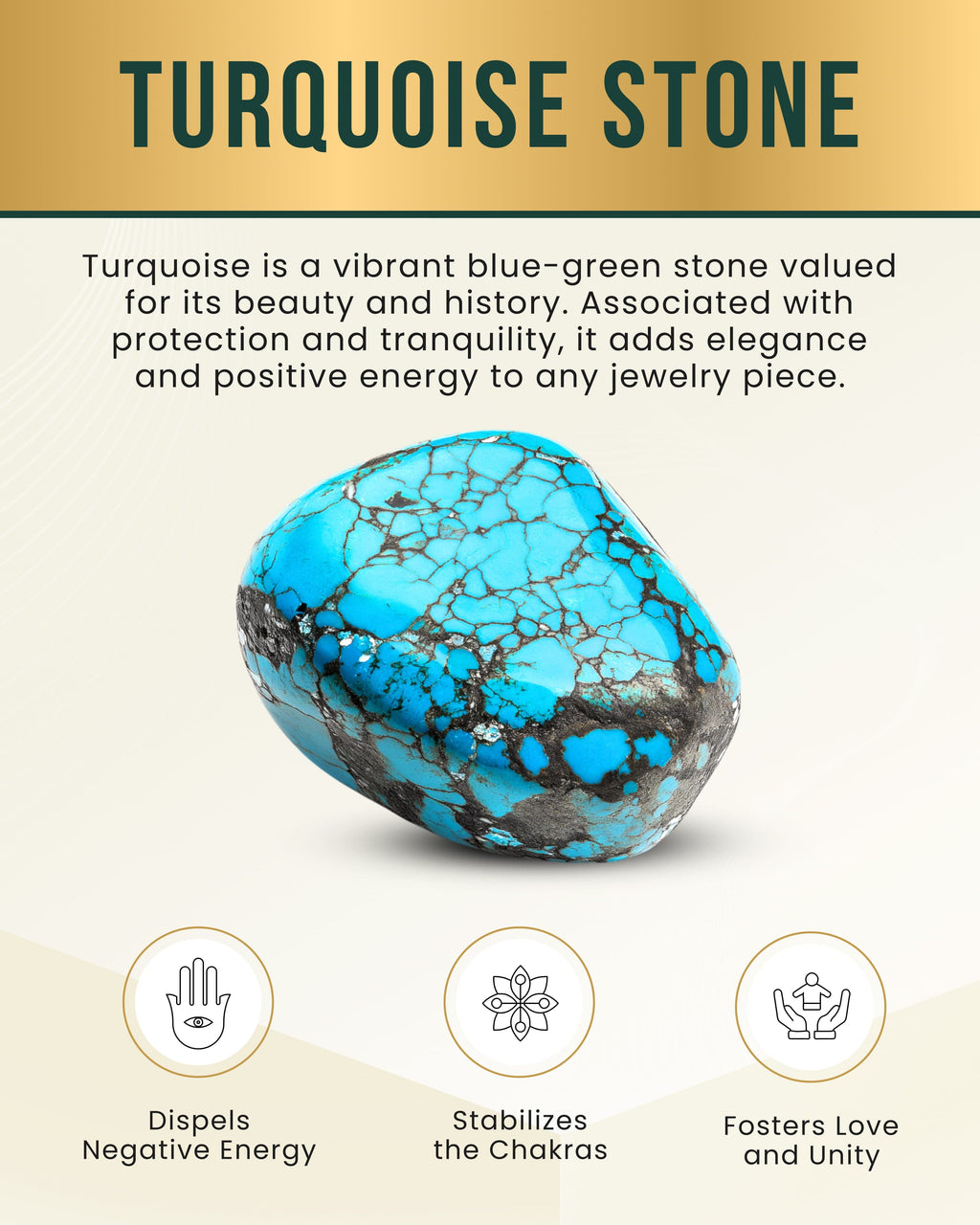 Ultra Strength Pure Copper Magnetic Bracelet (Classic Turquoise)