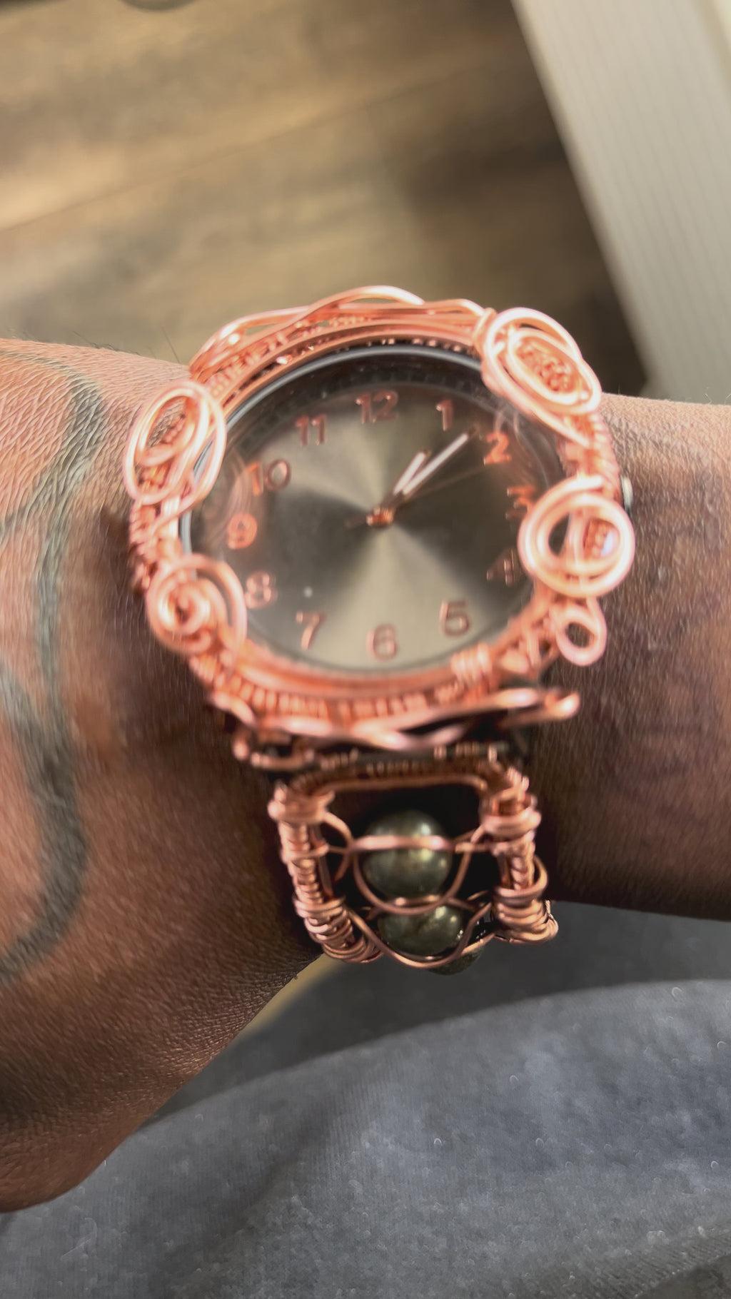 iamevibez Custom Pyrite Watch
