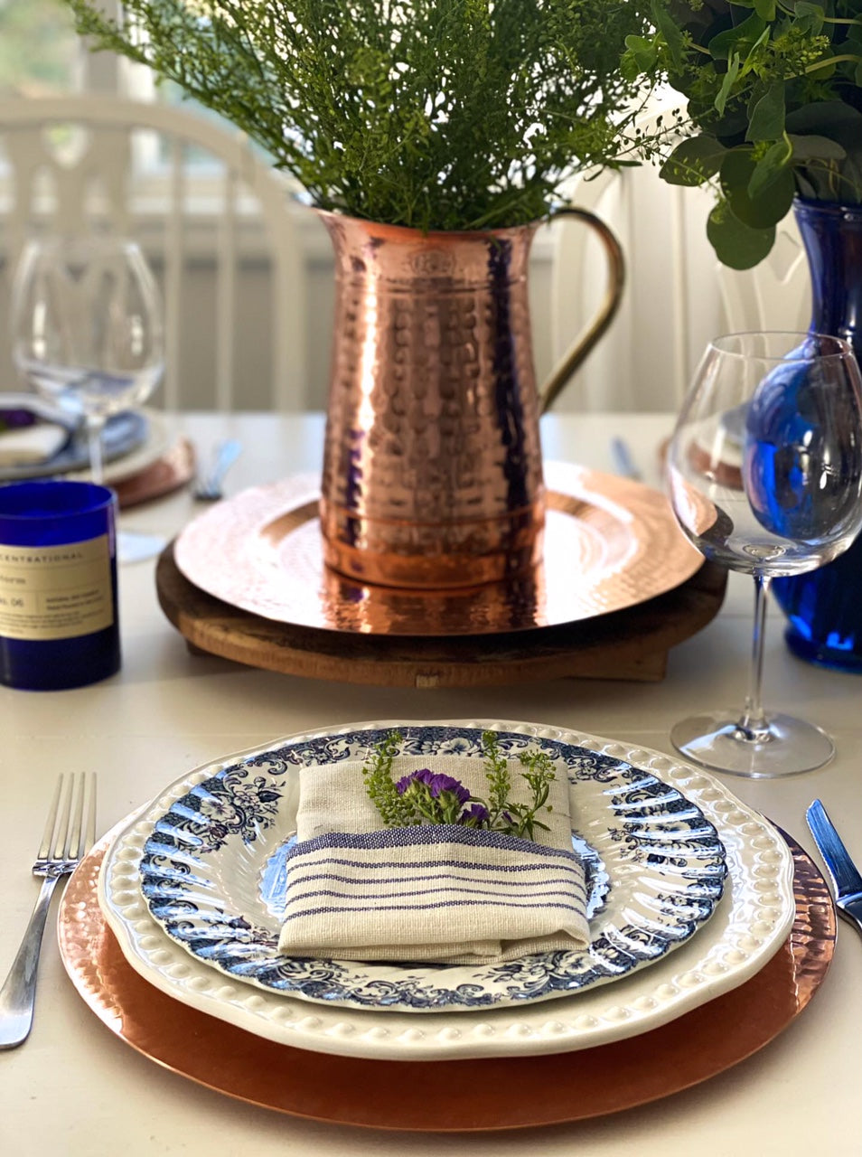 Thessaly 12 Inch Copper Charger Plate